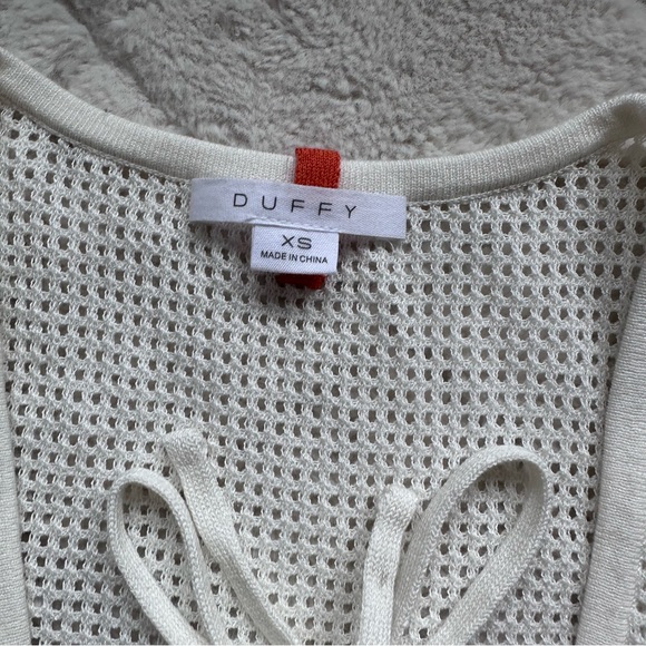 Duffy | Ivory Cover Up Knit Sweater Dress | Size Extra Small - Picture 7 of 9